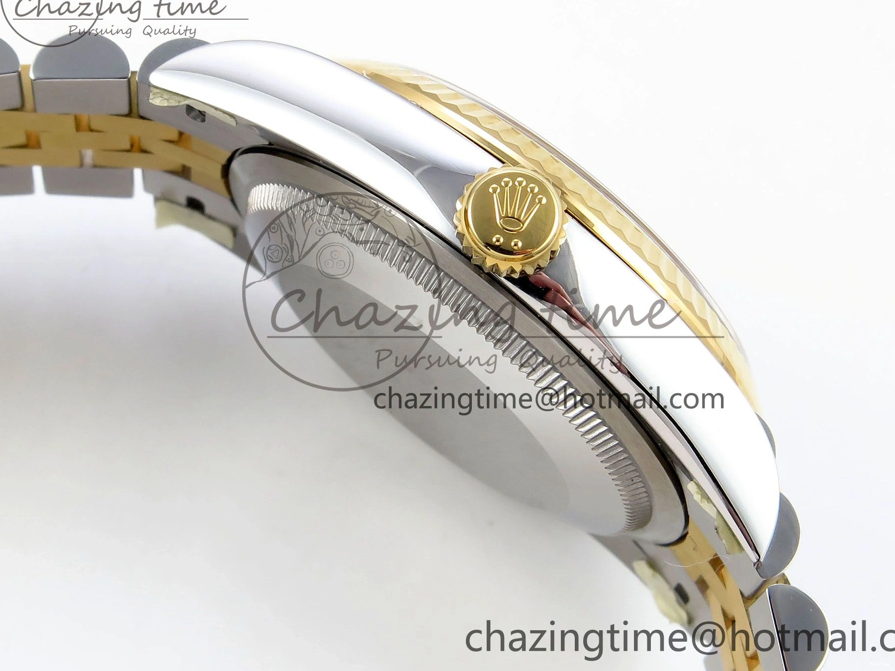 MiroTime 0112 DateJust 36 126233 Clean 1:1 Best Edition 904L Steel YG Textured Stick Dial on SS YG Jubilee Bracelet VR Trendy 1494